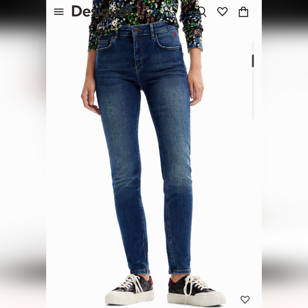Desigual Push Up Skinny Jeans